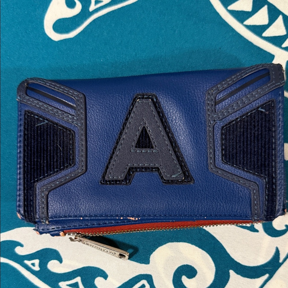 Loungefly Blue and Black Wallet